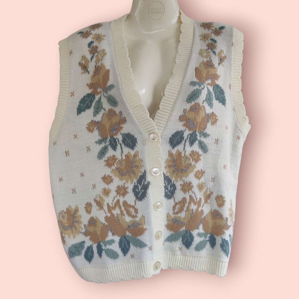 Vintage Sweater Vest Cricket Lane - Picture 1 of 5
